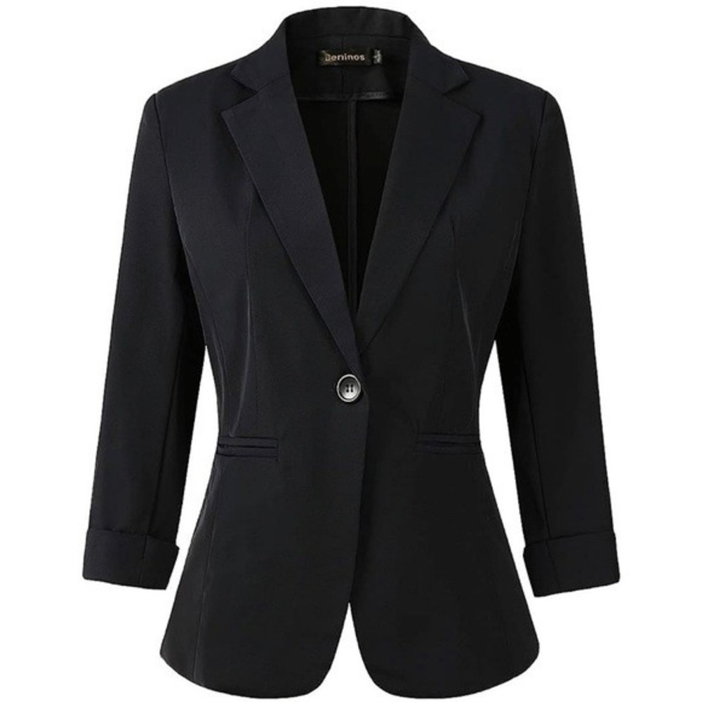 Womens 3/4 Sleeve Lightweight Office Work Suit Jacket Blazer size small NWT